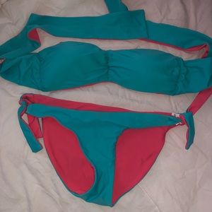 Aerie Reversible Bikini Set (top and bottom)